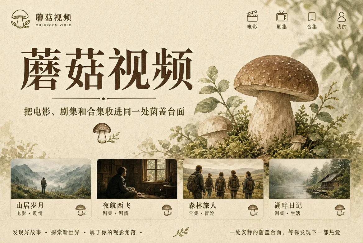蘑菇视频内容封面